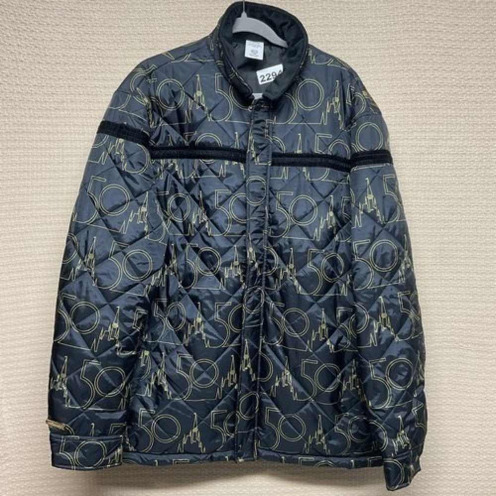 NWOT Walt Disney World 50th Anniversary Full Zip Puffer Jacket Unisex XL China